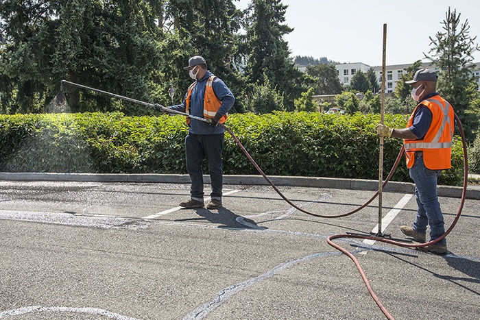 Two-Coat Asphalt Sealing